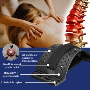 Dizpozitiv pentru întinderea spatelui – BackFix - imagine 5