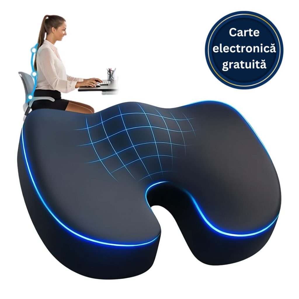 Pernă ortopedică pentru șezut – ComfortLux