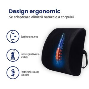Pernă de susținere pentru spate – Lumbaris - imagine 3