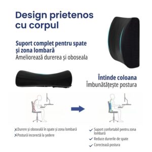 Pernă de susținere pentru spate – Lumbaris - imagine 5
