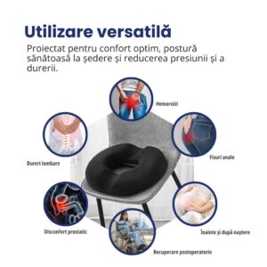 Colac ortopedic pentru șezut – MediLux - imagine 3