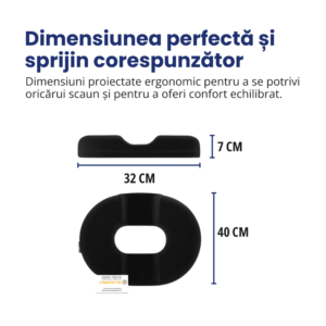 Colac ortopedic pentru șezut – MediLux - imagine 10