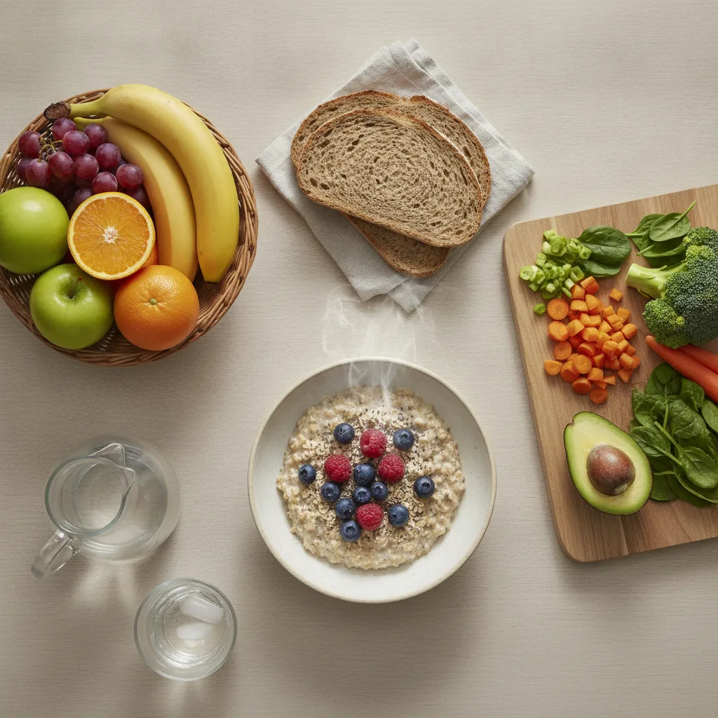 Alimente bogate în fibre pentru sănătatea digestivă și prevenirea hemoroizilor